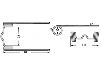 59.535 Arc pick-up Case 200 MF-105