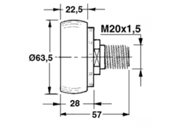 58.102 JAG52-0007 rola piston NH 370-376