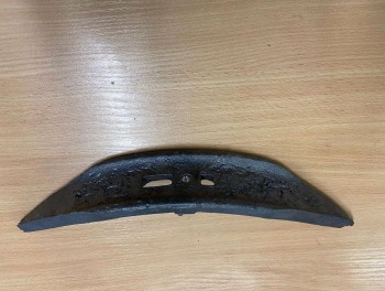 Brăzdar  cultivator din otel manganos 405x71x18mm reversibil curbat 2 orificii potrivit pentru Bellota cod 1537-С