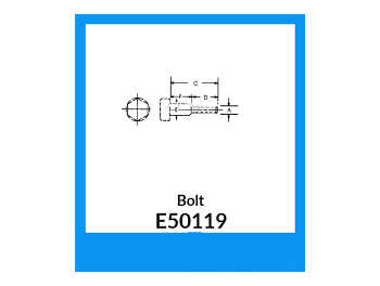 E50119 Bolt de la rola piston