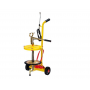 Pompe pentru motorină și utilaje de ungere - Pompa de unsoare manuala pe roti pentru butoaie de 18-30 kg