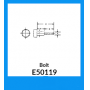 Piese pentru balotiere - E50119 Bolt de la rola piston
